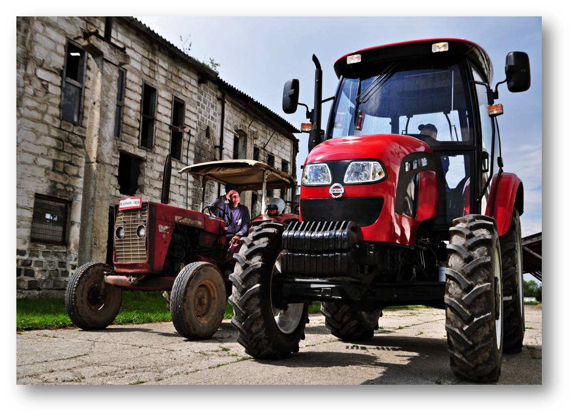 Romania National Television makes an advertising film for HOYO tractors(图2)