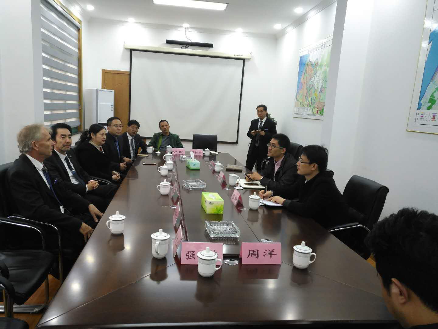 HOYO Langbo executives team inspect the Ma’an Shan Cihu High-Tech District(图6)